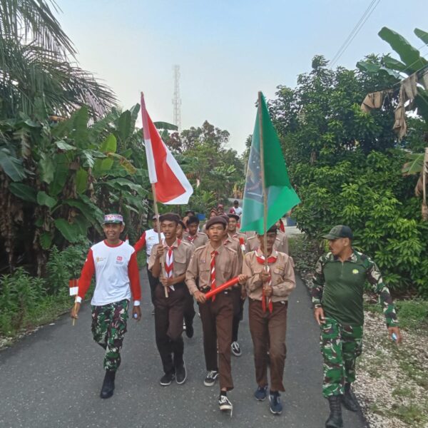 Anggota Kodim 1008/Tabalong Ikuti Napak Tilas Perjuangan Kemerdekaan RI di Kabupaten Tabalong