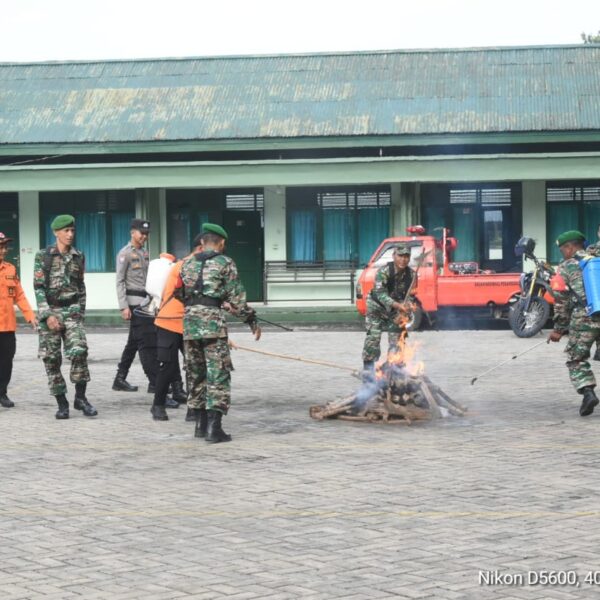 Apel Karhutla Kodim 1002/HST, Dandim Ajak Masyarakat Siaga
