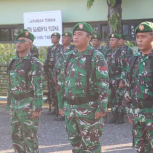 Prajurit Kodim 1008 Tabalong Mantapkan Pengabdian Lewat Upacara Bendera