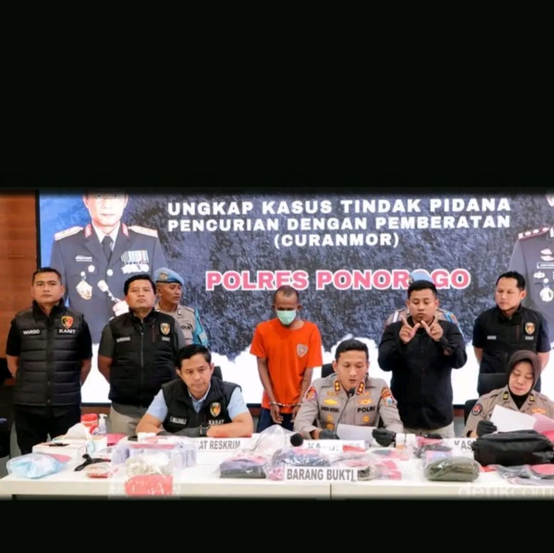 Bawa Kabur Honda Vario, Pria Asal Sumatra Selatan Ditangkap Polres Ponorogo Bawa Kabur Honda Vario, Pria Asal Sumatra Selatan Ditangkap Polres Ponorogo
