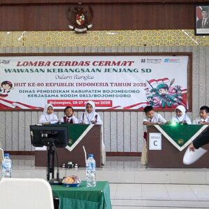 Semarak HUT RI ke- 80, Dinas Pendidikan dan Kodim Bojonegoro Gelar LCC Wawasan Kebangsaan Semarak HUT RI ke- 80, Dinas Pendidikan dan Kodim Bojonegoro Gelar LCC Wawasan Kebangsaan