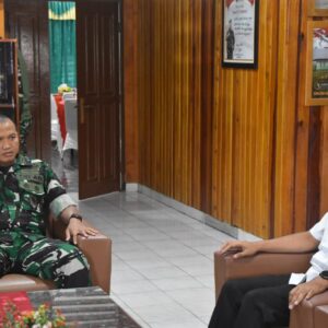 Dandim 1710/Mimika Terima Kunjungan Silaturahmi Kepala Koordinator SPPI Wilayah Papua Tengah Program MBG Dandim 1710/Mimika Terima Kunjungan Silaturahmi Kepala Koordinator SPPI Wilayah Papua Tengah Program MBG