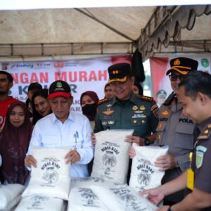 Dandim 0906/Kkr Sebut Gerakan Pangan Murah Berperan dalam Mengendalikan Inflasi