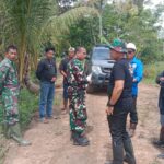 Program Cetak Sawah Rakyat di HST Dipantau Langsung Dandim 1002