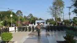 HUT ke-80 TNI, Kodim 1002/HST dan Yonif 621/Mtg Laksanakan Ziarah Daerah di Pagat