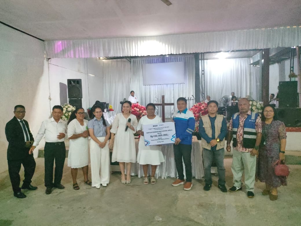 PT PELNI Berikan Bantuan Rp 100 Juta untuk Pembangunan GPdI Ekklesia Ministry Sorong