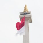 Bendera Merah Putih, Gagah  Berkibar Saat Gladi Upacara HUT ke-80 TNI