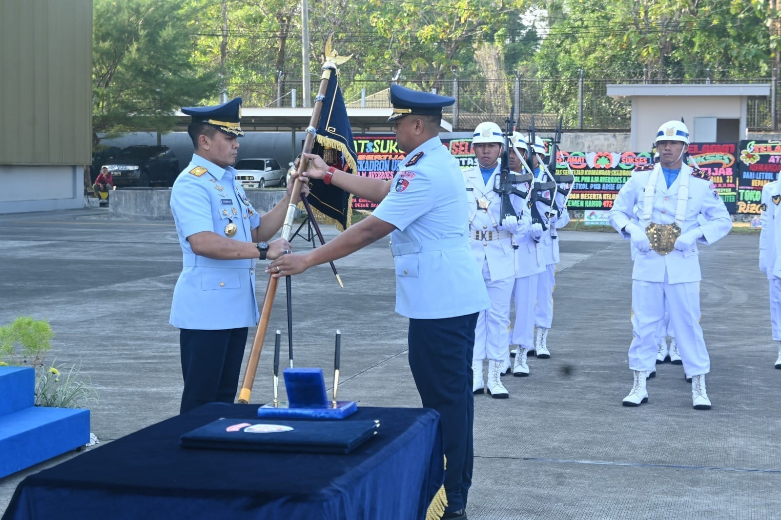 Danlanud Sultan Hasanuddin Pimpin Sertijab Danskadron Udara 33