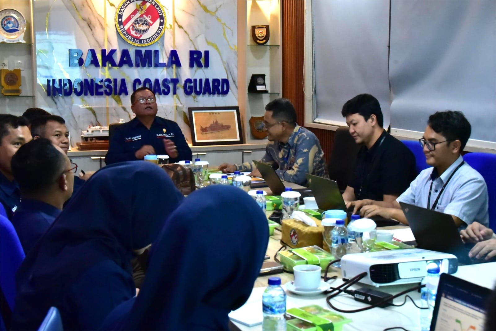 Bakamla RI dan Kemenkeu Sepakat Bahas Sinergi Patroli Laut