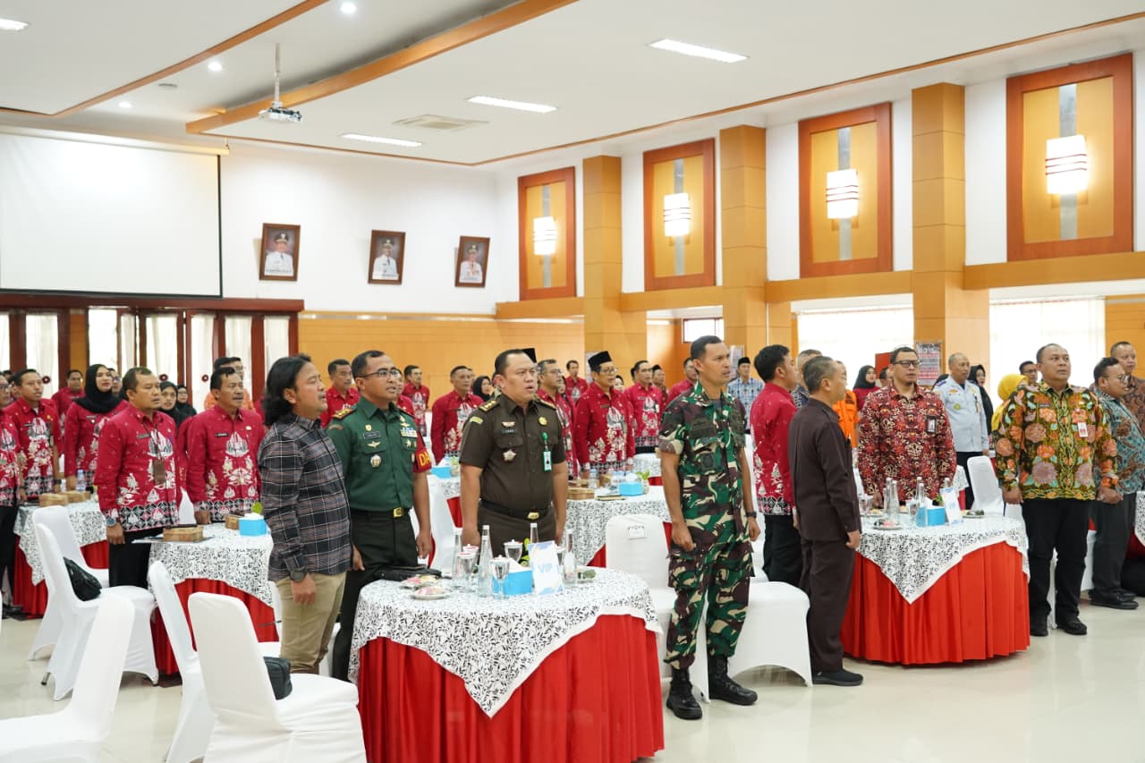 Dandim 0808/Blitar Hadiri Program Percontohan Kabupaten/Kota Anti Korupsi 2025