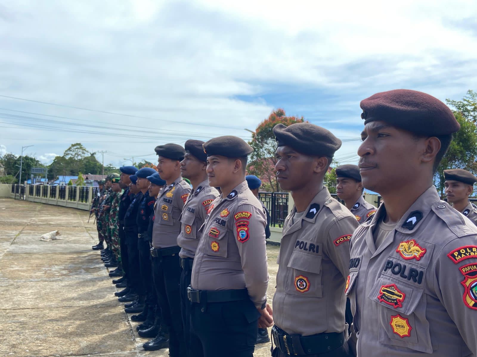 Polres Maybrat Gelar Apel Kesiapan dan Sinergi Tanggap Bencana Kabupaten Maybrat Tahun 2025