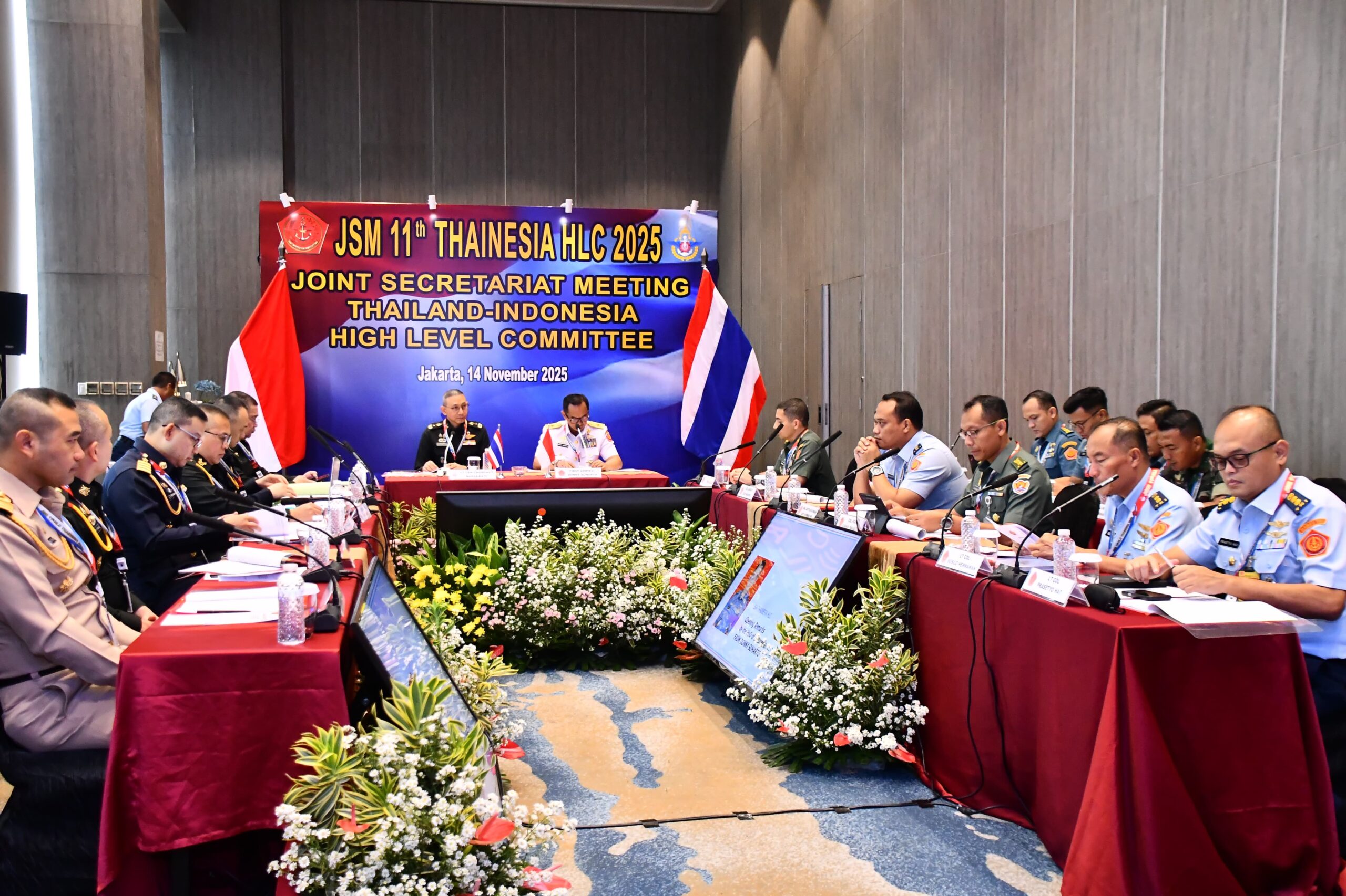 TNI-RTARF Perkuat Kerja Sama Pertahanan Melalui JSM Ke-11 HLC THAINESIA