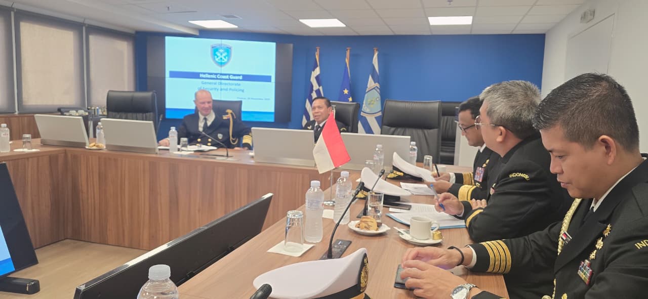 Bakamla RI dan Hellenic Coast Guard Bilateral Meeting 2025