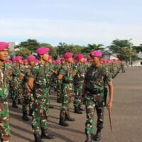 Petarung Pasopati Ikut Hadir Dalam Apel Khsusus Danbrigif 1 Marinir