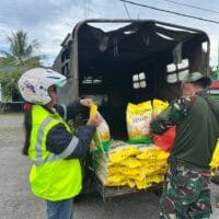 Dukung Program Gerakan Pangan Murah, Kodim 1710/Mimika Jual Beras SPHP di Timika
