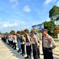 Kapolres Maybrat Pimpin Langsung Apel Siaga Antisipasi Kamtibmas Jelang 1 Desember 2025