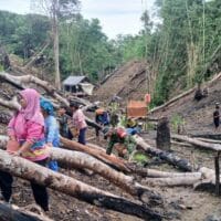 Babinsa Hadir di Lapangan, Warga Pembakulan Terbantu dalam Proses Tanam Padi
