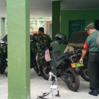 Mendukung Kinerja Babinsa Di Wilayah, Kodim 0906/Kkr Lakukan Pemeliharaan Motor Trail Listrik
