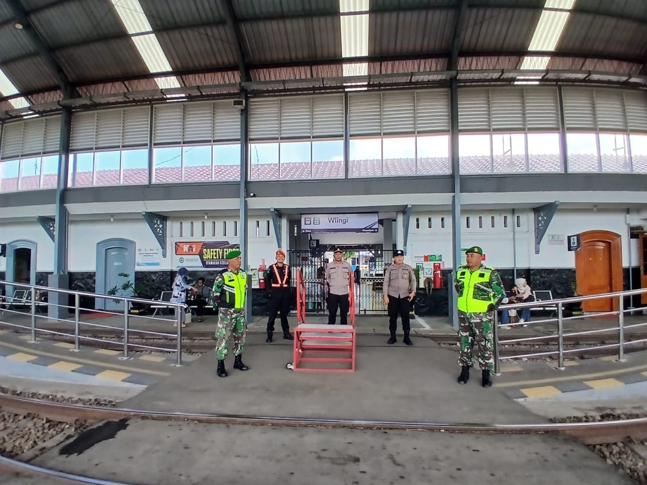 Kodim 0808/Blitar Bersama Polres Blitar Gelar Pos Pengamanan Nataru 2026