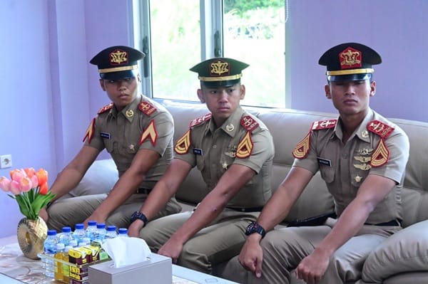 Danlanud Sultan Hasanuddin Terima Kunjungan Silaturahmi Taruna AAU Asal Makassar