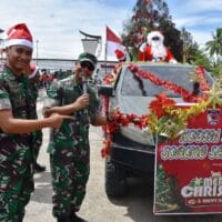 Korem 181/PVT Menyelenggarakan Karnaval Natal Tahun 2025 Bersama Kodam XVIII/Ksr Patriot Pembela Rakyat