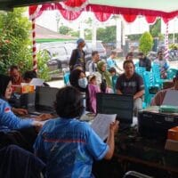 Kodim 1710/Mimika Gelar Pendampingan Pembuatan Adminduk Dalam Rangka Hari Juang TNI AD