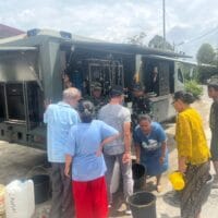 Mobil RO Yon Zipur 1/DD Siap Pastikan Ketersedian Air Bersih Di Tapanuli Utara