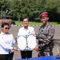 Danyonif 2 Marinir Pimpin Pembukaan Pelatihan Dasar dan Bela Negara Insan Ombudsman Republik Indonesia T.A 2025