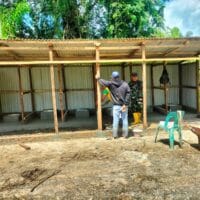 TNI Bangun Fasilitas MCK untuk Dukung Kesehatan Pengungsi di Tapanuli Selatan