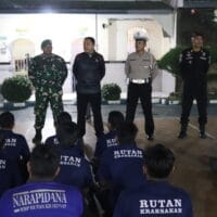 Koramil Kraksaan Mengikuti Apel Siaga Nataru Dan Razia Lapas