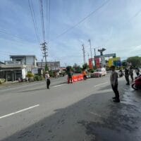 Personel Gabungan Gelar Pengamanan Arus Balik 5 Rajab di HST