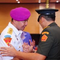 Wapang TNI Pimpin Sertijab Kapuspen TNI, Dan PMPP, dan Kapusjaspermildas