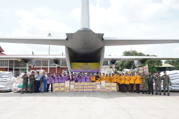 Dharma Pertiwi Pusat dan IKKT Pragati Wira Anggini Pusat Kirim Bantuan Sosial Untuk Masyarakat Terdampak Bencana di Sumatera