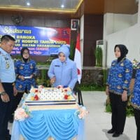 Danlanud Sultan Hasanuddin Hadiri Syukuran HUT Ke-54 Korpri