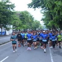 Ratusan Pelari Ikuti Fun Run 5K “Road to Air Force Run” Lanud Sultan Hasanuddin