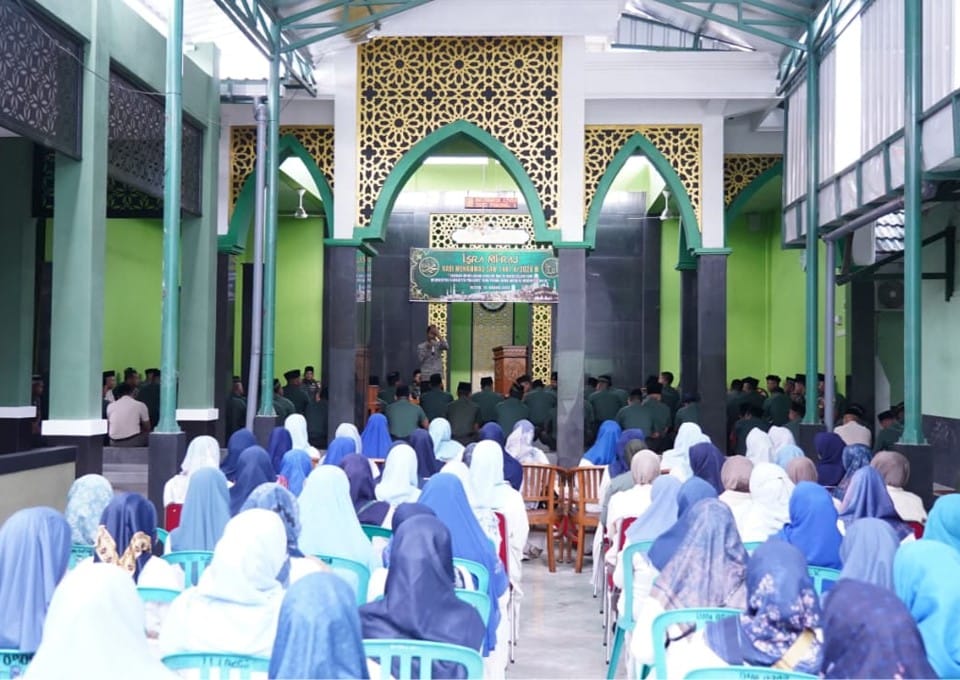 Peringati Isra' Mi'raj 1447 H, Kodim 0808/Blitar Tanamkan Karakter Prajurit Prima Menuju Indonesia Maju