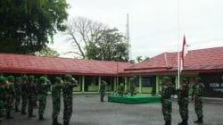 Melalui Upacara Bendera, Kodim 1008/Tabalong Mantapkan Jiwa Korsa Prajurit