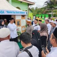 Bati Tuud Koramil Haruai–Bintang Ara–Upau Hadiri Peresmian Market Day Santri Anwaha