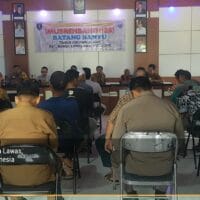 Babinsa Koramil 1008-06/Banua Lawas–Pugaan Hadiri Musrenbangdes TA 2027 di Desa Banyu Tajun