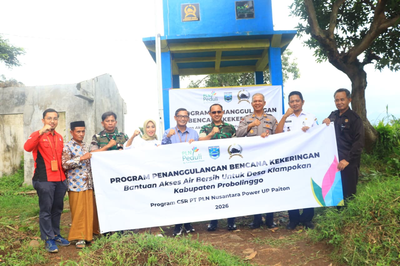 Memenuhi Ketersediaan Air Bersih, Kodim 0820/Probolinggo Membangun Sumur Bor