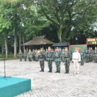 Kodim 1002/HST Gelar Upacara Bendera, Dandim Bacakan Amanat Panglima TNI