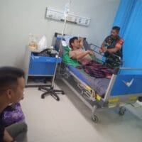 Babinsa Koramil 1002-01/BAS Hadir Beri Semangat Warga Binaan di RSUD Damanhuri