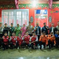 Malam Pergantian Tahun, Dandim 0906/Kkr Bersama Forkopimda Kukar Tinjau Pos Pengamanan Terpadu