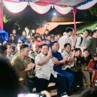 Wakil Panglima TNI Dampingi Presiden Prabowo Subianto Doa Bersama Warga Terdampak Bencana di Malam Tahun Baru 2026