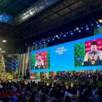 Panglima TNI Dampingi Presiden Prabowo Hadiri Perayaan Natal Nasional 2025 di GBK