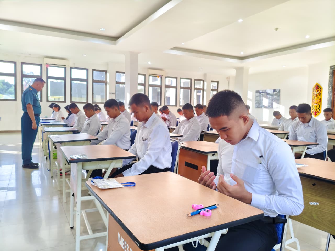 Kodaeral XIII Laksanakan Tes Psikologi Calon Prajurit Bintara dan Tamtama PK TNI AL Gel. I Tahun 2026