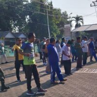 Danramil Maron Pimpin Senam Bersama dan Gerakan Pemberantasan Sarang Nyamuk di Kecamatan Maron