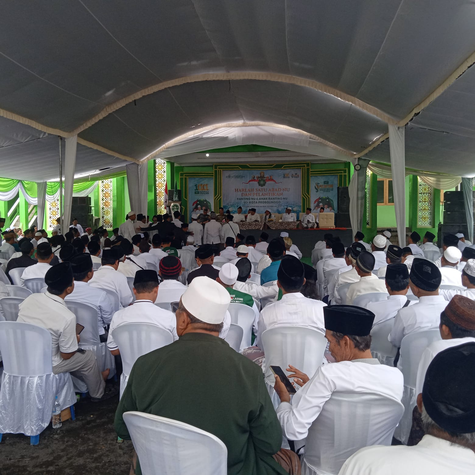 Pabung Kodim 0820/Probolinggo Mayor Inf Heri Hutomo Menghadiri Harlah Satu Abad NU