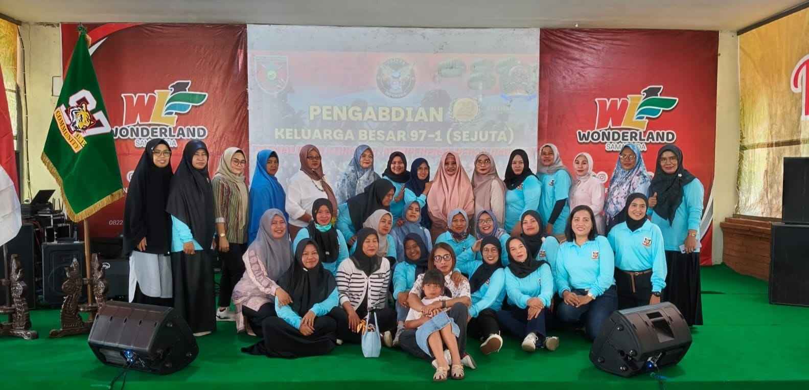 Acara Reuni 29 Tahun Pengabdian Prajurit Angkatan 97-01 ( Sejuta ) Wilayah Korem 091/ASN untuk NKRI