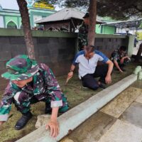 Kodim 0820/Probolinggo Gelar Senam Bersama Dan Bersih-Bersih Lingkungan